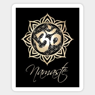 Namaste flower of life Mandala Sticker